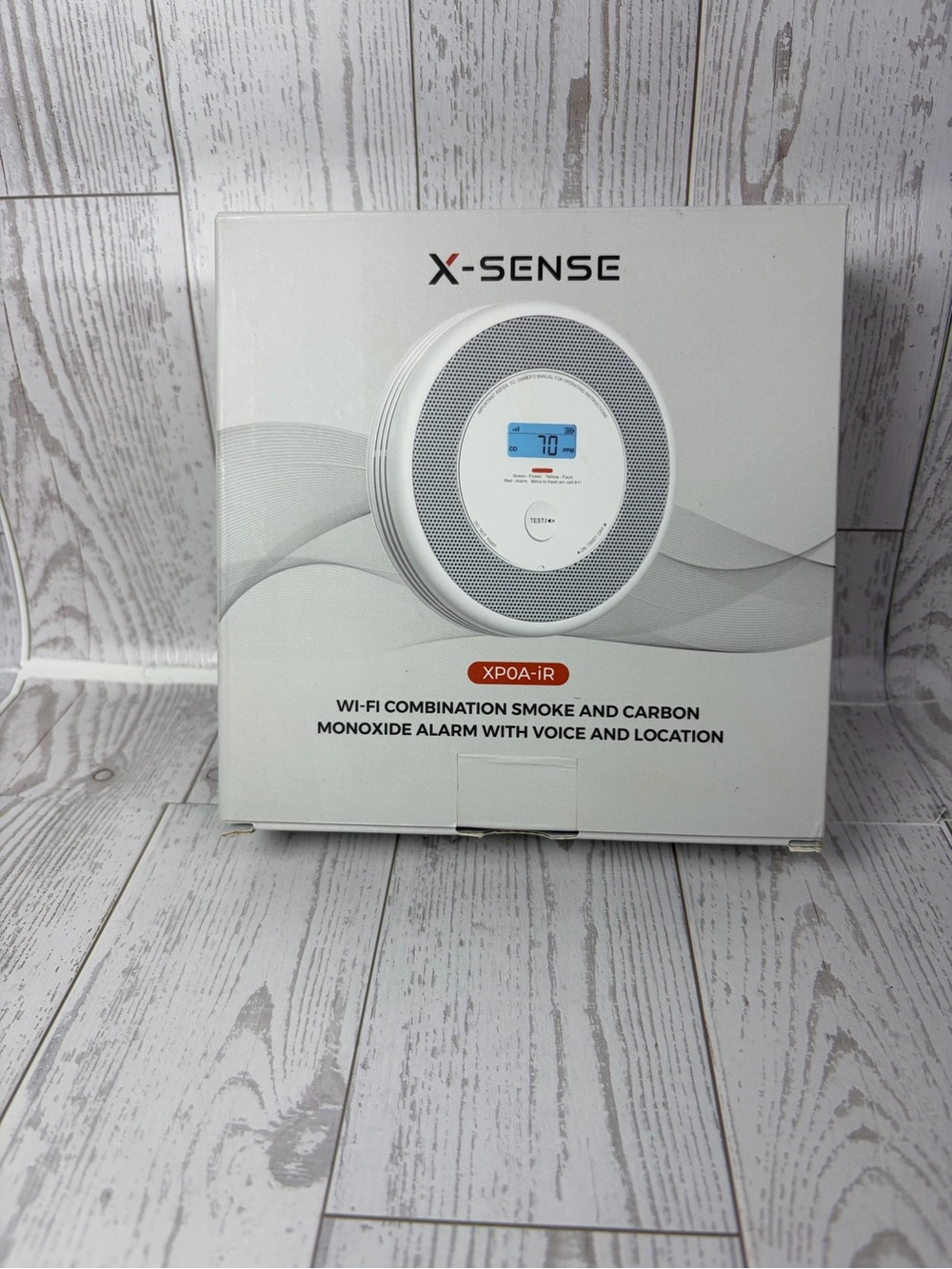 White Wi‑Fi Combination Smoke & Carbon Monoxide Alarm